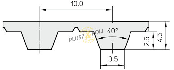 T10-1250 25MM OPTIBELT  fogasszíj