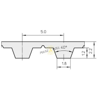 T5-250 9MM OPTIBELT fogasszíj