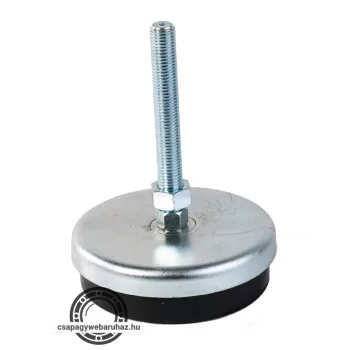   GÉPLÁB , antivibrációs gépláb , horganyzott , talp=200mm M20X150 FIX 3000kg mag:213mm