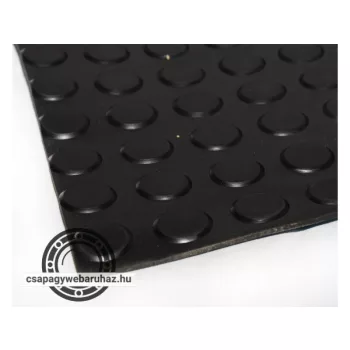 Gumilemez SBR 6mm/1,2m fekete , metrómintás 