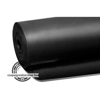 Gumilemez SBR 20mm/1,2m fekete , sima , betét nélkül