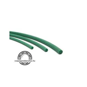   GÖMBSZÍJ 4mm zöld érdes felület 89 Shore-A , sütéssel végteleníthető