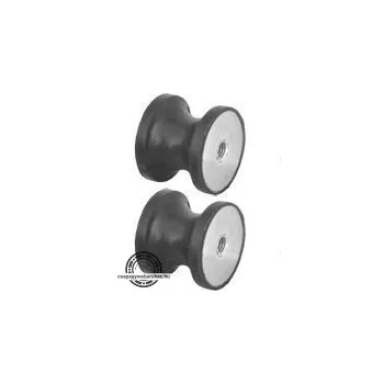 GUMIBAK HOLKERES PP-3 típus 20X14X30 M6X5 55 Shore-A 55