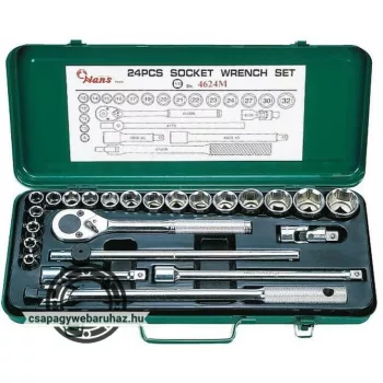 HANS 1/2" dugókulcskészlet 24r. 8-32mm 4624M