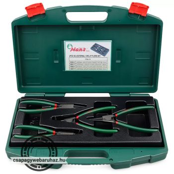 HANS seegergyűrű fogó készlet 4r. TTK-11 kofferben