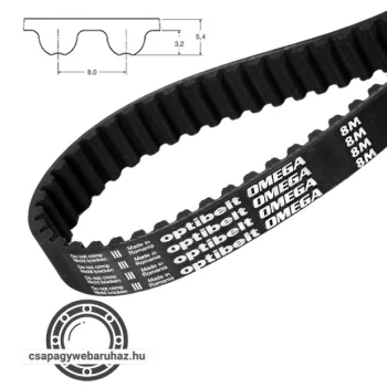 HTD 8M-1000 HP OPTIBELT erősített fogasszíj