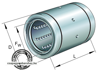 KB 12 INA lineáris csapágy
