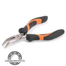 KENDO műszerész telefonfogó hajlított 120mm 10904