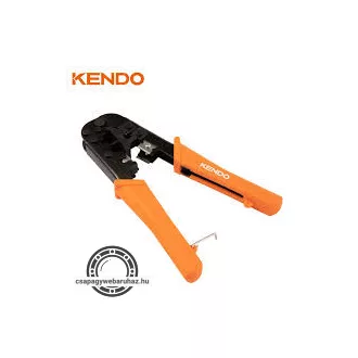   KENDO 2in1 moduláris telefon csatlakozó fogó 190mm RJ 11/12/45 No.11711