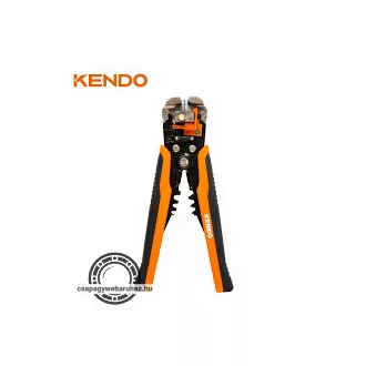   KENDO kábelcsupaszító és saruzó fogó 200mm 0,2-0,8mm2 11721