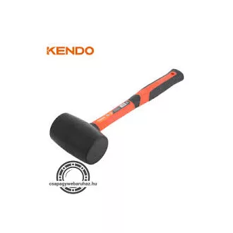 KENDO gumikalapács, üvegszálas 680g fekete No.25515
