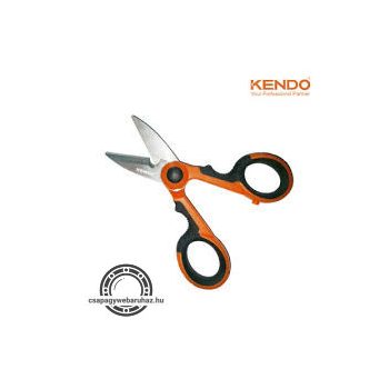 KENDO kábelvágó olló rozsdamentes acél 140mm 30703