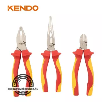 KENDO VDE szigetelt fogókészlet 3r. CrV No.85134