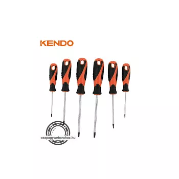   KENDO TORX csavarhúzó készlet 6r. T8-T27 mágneses CrV No.85137