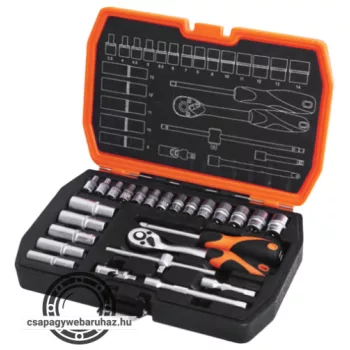 KENDO 1/4" dugókulcskészlet 25r. 4-14mm No.90561