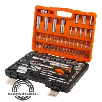   KENDO 1/4"+1/2" dugókulcs és bitkészlet 94r. No.90593