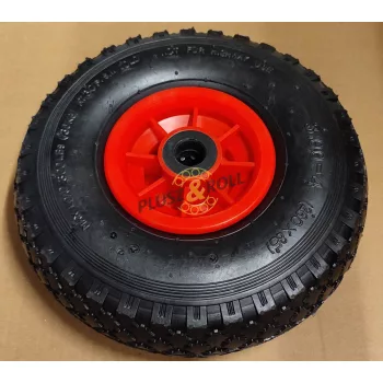   Molnárkocsi kerék műanyag felnivel,tűgörgős csapágyazás,20-as tengelyméret