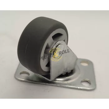 Talpas kerék 30mm forgóvilla szürke terhelhető: 20kg 