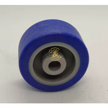   Kék termoplasztikus futófelület,35 mm átmérő,alapkerék 18x20x6