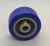 Kék termoplasztikus futófelület,35 mm átmérő,alapkerék 18x20x6