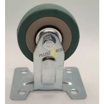   Szürke általános gumi futófelületű kerék siklócsapággyal  ,kerékátmérő=75 K37 fixvillás  , rögzítő méret:80X40 , beépítési magasság:93 , teherbírás:50kg 