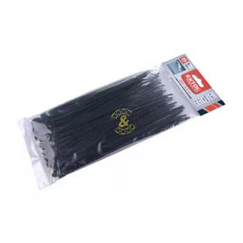 4.8X400 FEKETE EXTOL kábelkötegelő