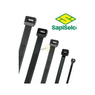 7.5X200 FEKETE OLDHATÓ SAPISELCO kábelkötegelő