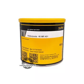   KLÜBER KLÜBERPASTE 46 MR 401 600gr , többcélú nagy nyomásnak ellenálló kenőpaszta