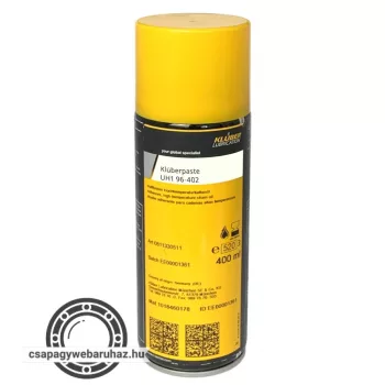   KLÜBER KLÜBERPASTE UH1 96-402 spray 400ml , magas hőmérsékleten alkalmazható élelmiszer- és gyógyszeripai kenőpaszta spray kiszerelésben