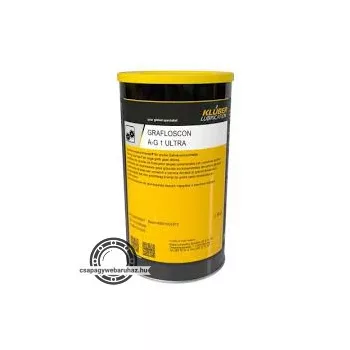   KLÜBER Grafloscon C-SG 1000 Ultra 1kg , fekete színű, ásványolaj alapú, alumínium-sztearát sűrítőjű kenőanyag