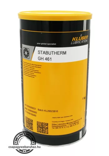KLÜBER Stabutherm GH 461 1kg , jól tapadó , víznek ellenálló , hőálló zsír