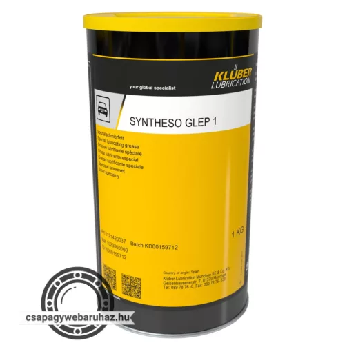 KLÜBER Syntheso GLEP 1 1kg , EPDM összeférhető, EP adalékolt speciális zsír