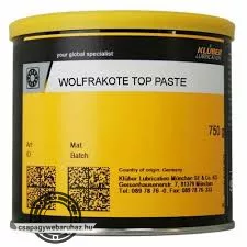 KLÜBER Wolfrakote Top Paste 750gr , extrém magas hőmérsékleten is megbízható hőálló paszta