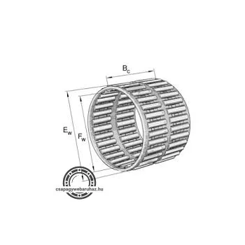 K 60X68X34 ZW INA tűgörgős kosár