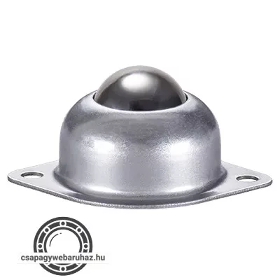 Golyós görgő LF26 , golyó átmérő:25,4mm , teherbírás:55kg , A=45 mm B=30,4 mm C=6,3 mm D=69x51 mm E=55,9-60,3 mm