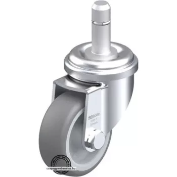   LRA-TPA 50G-ES BLICKLE Forgóvillás műszerkocsigörgő hátfurattal, csappal, Kerék termoplasztikus gumi futófelülettel, polipropilén felnivel