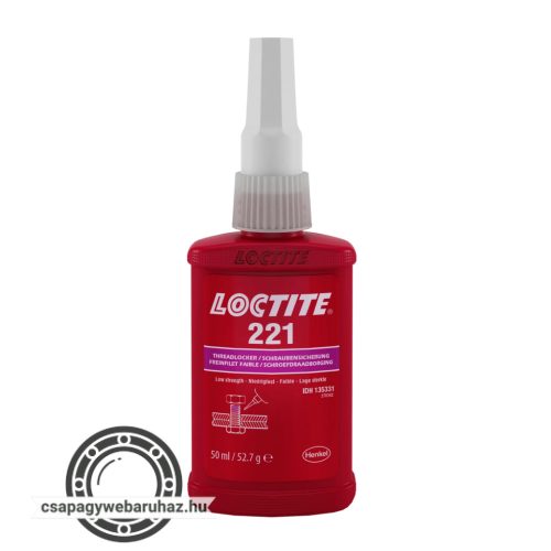 LOCTITE 221 kis szilárdságú csavarrögzítő 50ml
