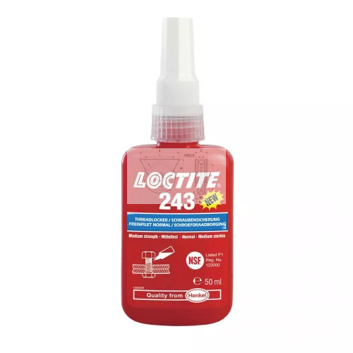 Loctite 243 - közepes szilárdságú csavarrögzítő 50ml