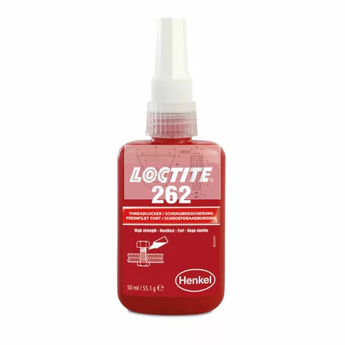 LOCTITE 262 KÖZEPES/NAGY SZILÁRDSÁGÚ CSAVARRÖGZÍTŐ 50 ML