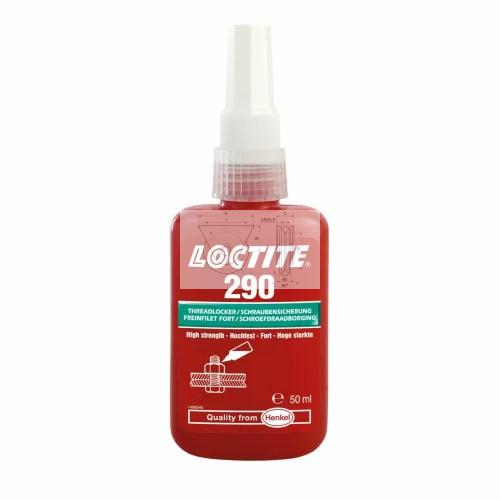 LOCTITE 290 KÖZEPES SZILÁRDSÁGÚ KAPILLÁRAKTÍV CSAVARRÖGZÍTŐ 50 ML