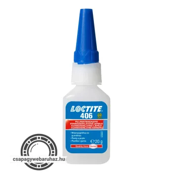   LOCTITE 406 20gr pillanatragasztó műanyagok és gumik ragasztására
