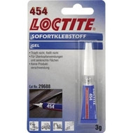 Loctite 454 3GR pillanatragasztó gél , általános felhasználás