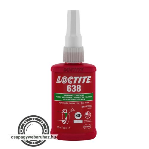 LOCTITE 638 50ml csapágyrögzítő , nagy szilárdság és hőállóság