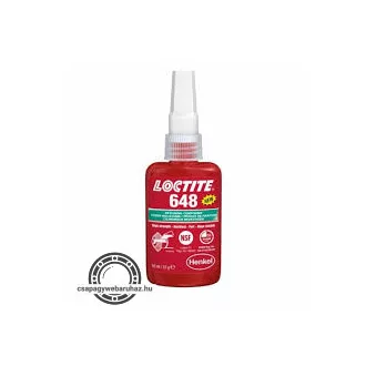   LOCTITE 648 50ml nagy szilárdságú olajtűrő és hőálló rögzítő