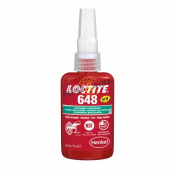 Loctite 648 50ML nagy szilárdságú olajtűrő és hőálló rögzítő 