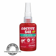LOCTITE 648 50ml nagy szilárdságú olajtűrő és hőálló rögzítő 