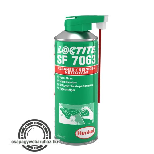 LOCTITE SF 7063 Oldószer bázisú tisztító és zsírtalanító 400 ml