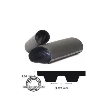 L 124 OPTIBELT fogasszíj