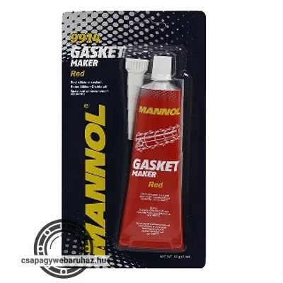 MANNOL 9914 piros szilikon 85gr , olajálló felülettömítő , GASKET MAKER