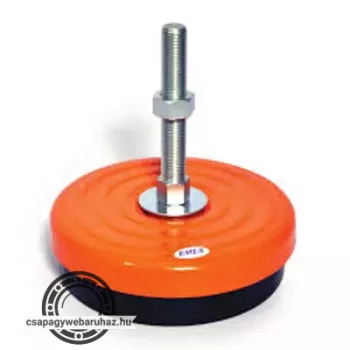   GÉPLÁB , antivibrációs gépláb , narancssárga , talp=120mm M16/1,5X85 FIX 1000kg mag:130mm
